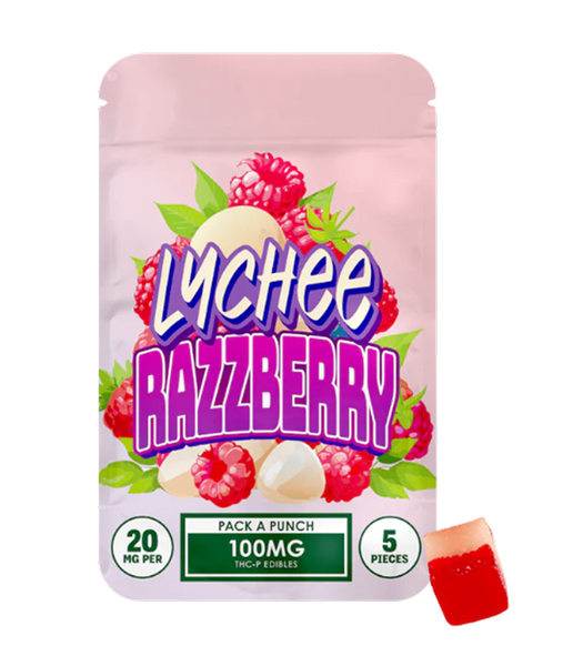 Hidden Hills Lychee Razzberry  Punch THCP Gummies 100MG