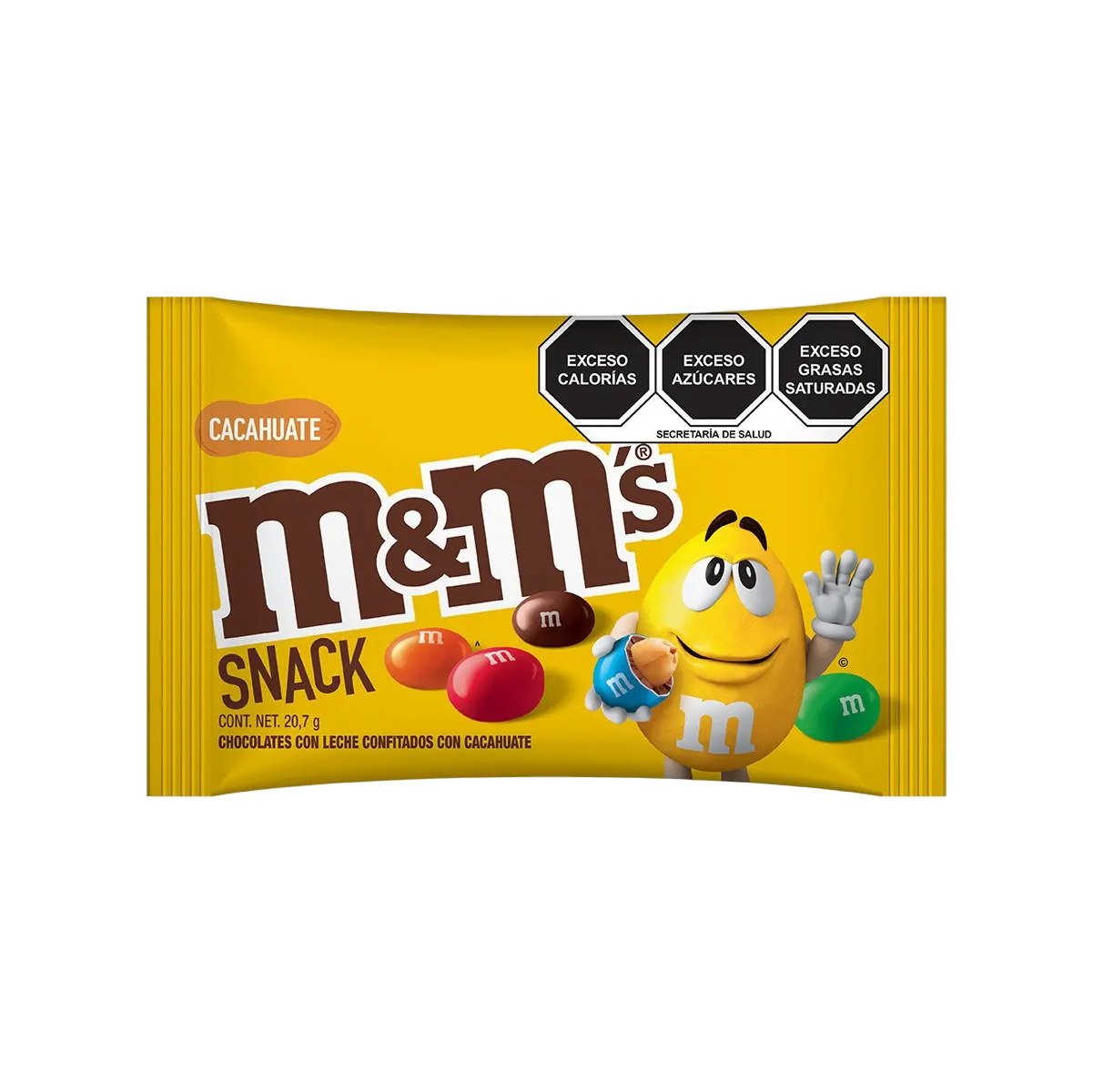 MARS M&M CACAHUATE SNACK DISP
