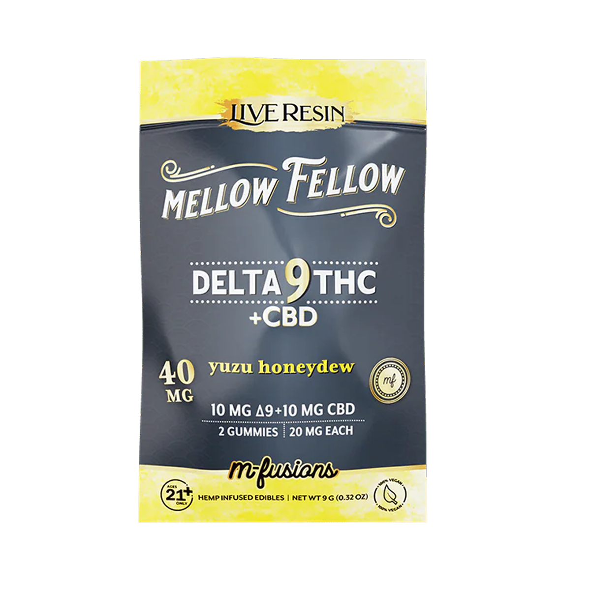 MELLOW FELLOW LIVE RESIN 40 MG 2 PZ YUZU HONEYDEW-1