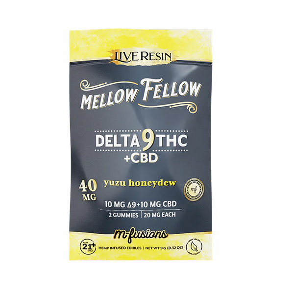 MELLOW FELLOW LIVE RESIN 40 MG 2 PZ YUZU HONEYDEW