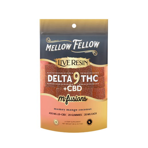 MELLOW FELLOW LIVE RESIN DELTA 9 M FUSIONS MAMEY MANGO COCONUT