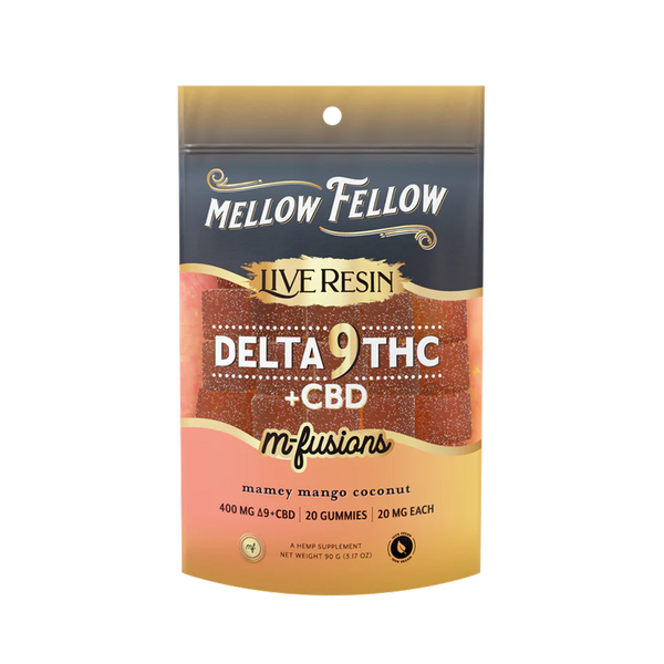 MELLOW FELLOW LIVE RESIN DELTA 9 M FUSIONS MAMEY MANGO COCONUT