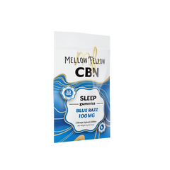 MELLOW FELLOW SLEEP GUMMIES BLUE RAZZ 100MG CBN-1