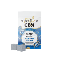 MELLOW FELLOW SLEEP GUMMIES BLUE RAZZ 100MG CBN-2