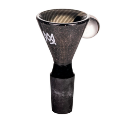 MJ ARSENAL BOWLS DICHRO BLACK 14MM FLOWER BOWL-1