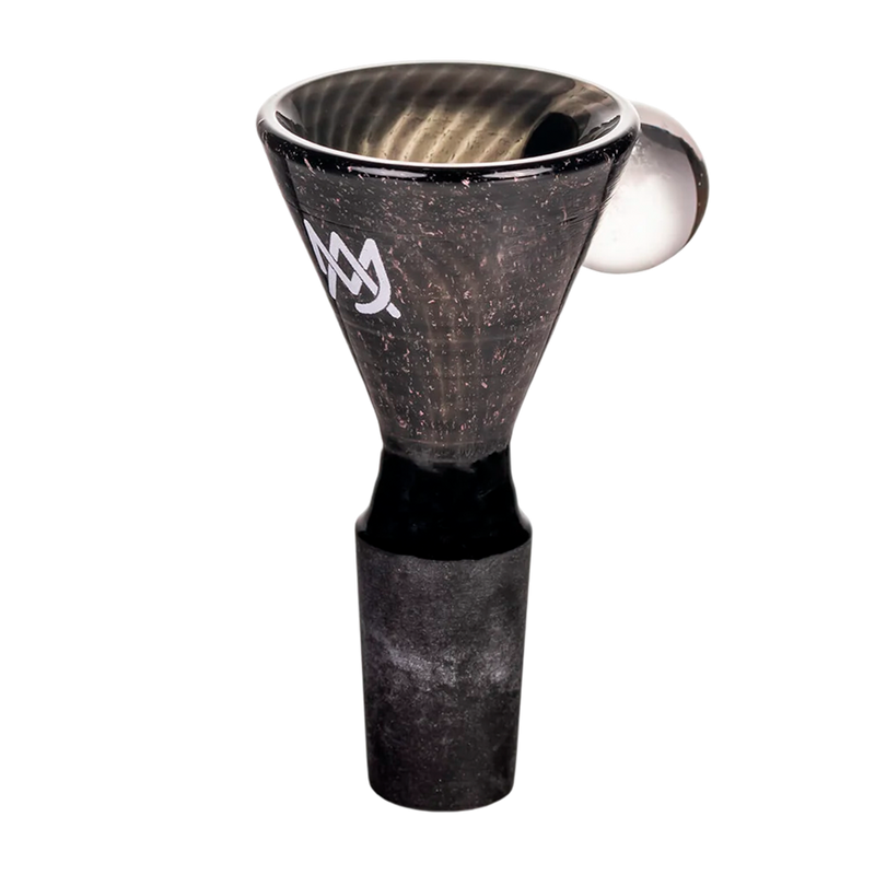 MJ ARSENAL BOWLS DICHRO BLACK 14MM FLOWER BOWL-1