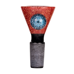 MJ ARSENAL BOWLS DICHRO RED 14MM FLOWER BOWL-1