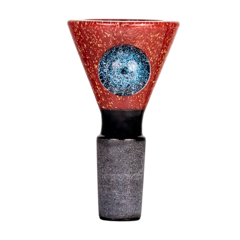 MJ ARSENAL BOWLS DICHRO RED 14MM FLOWER BOWL-1