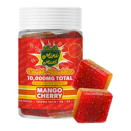 THCP Hidden Hills Mango Cherry Mini Mart Double Troublez Gummies 10G