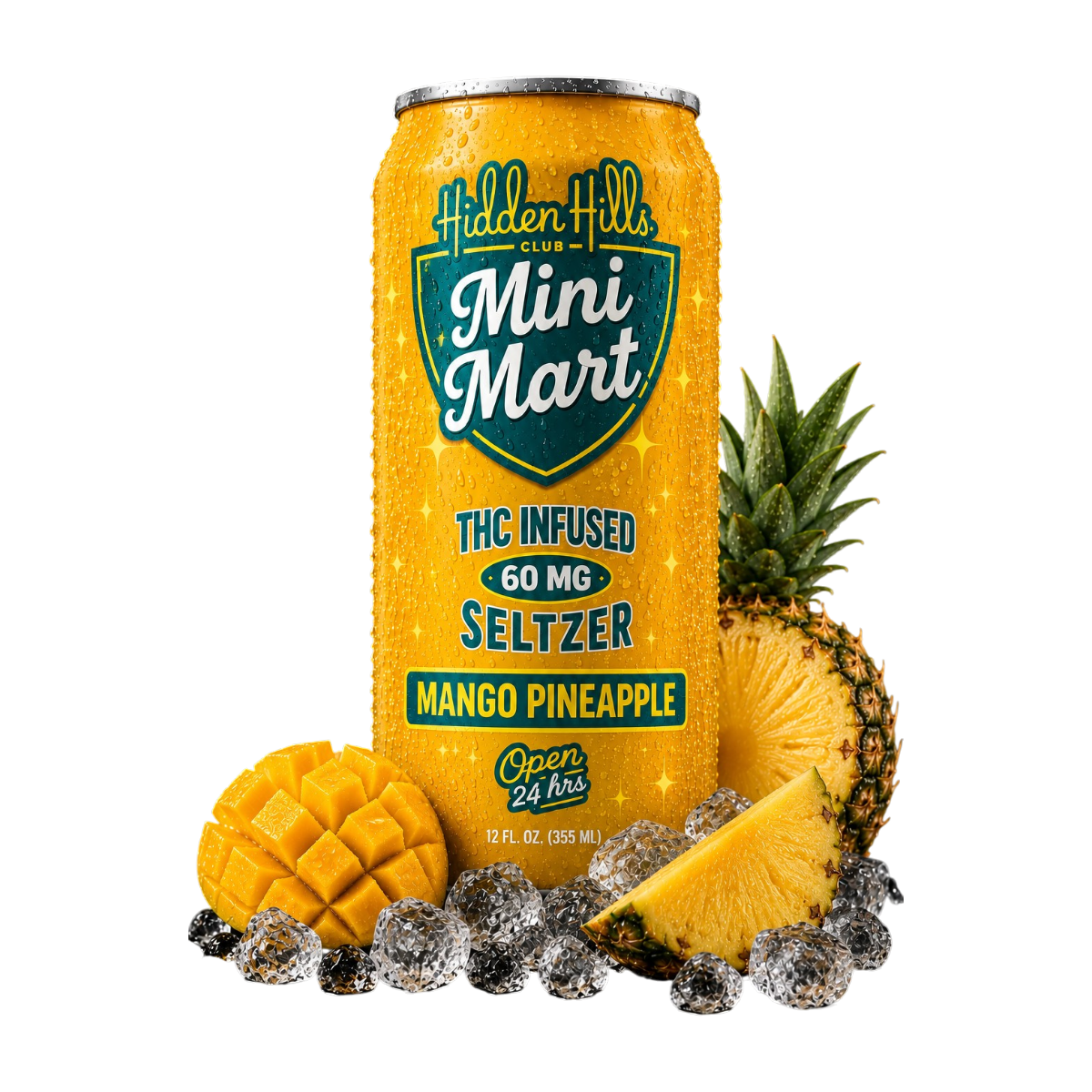 Hidden Hills 60 Mg Drink - Mini Mart Thca - Mango Pineapple-1
