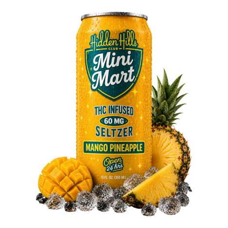 THC Hidden Hills 60 Mg Drink - Mini Mart Thca - Mango Pineapple