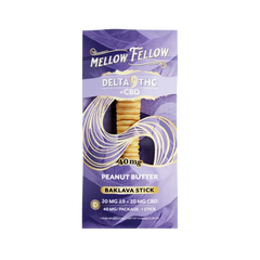 Mellow Fellow Delta-9 + CBD Baklava Stick: Peanut Butter (1 pz / 40mg Total)-1