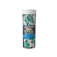 Mellow Fellow Live Resin Gummies Blue Razz Rings (20 pz / 800mg Total)-1