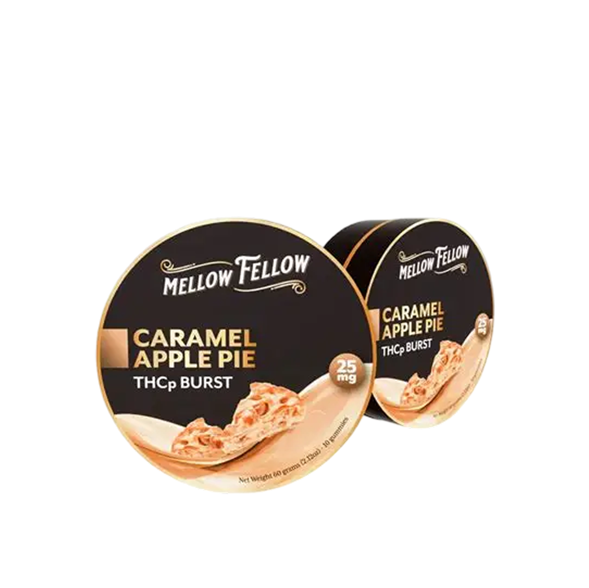Mellow Fellow THC-P Bursts Caramel Apple Pie (10 pz / 25mg por Gomita)