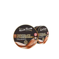 Mellow Fellow THC-P Bursts Chocolate Strawberries (10 pz / 25mg por Gomita)-1