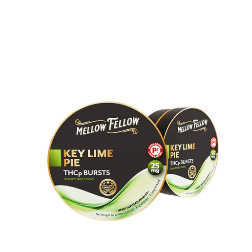 Mellow Fellow THCP Bursts 10pc Edibles 25mg Key Lime Pie