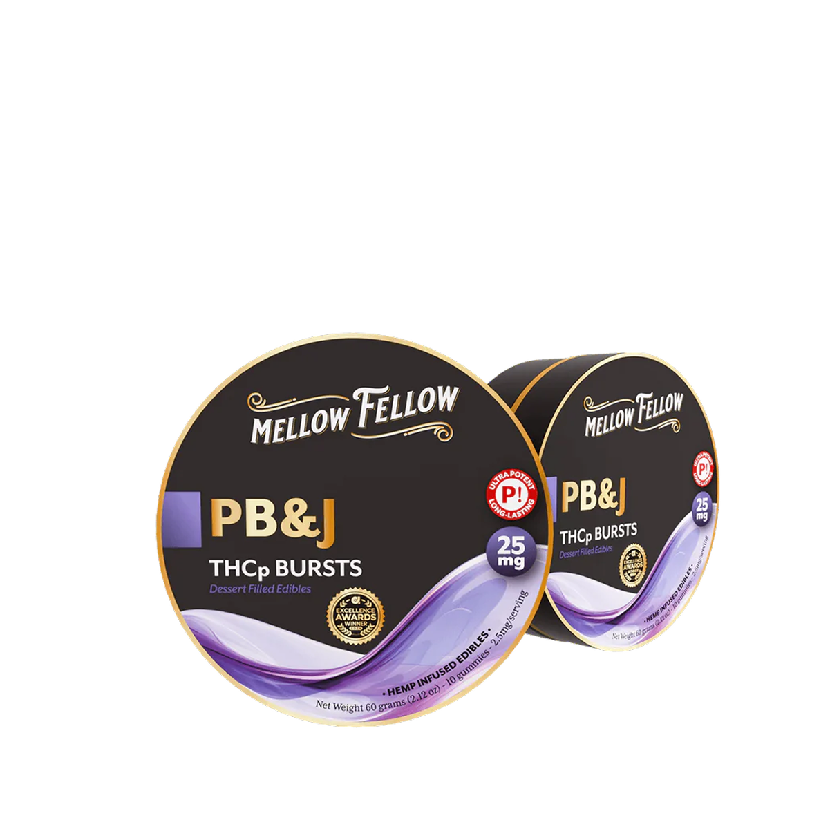 Mellow Fellow THCP Bursts 10pc Edibles 25mg PB&-1