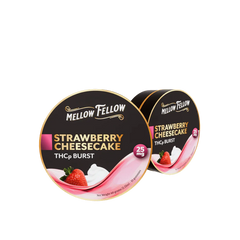 Mellow Fellow THCP Bursts 10pc Edibles 25mg Strawberry Cheesecake-1