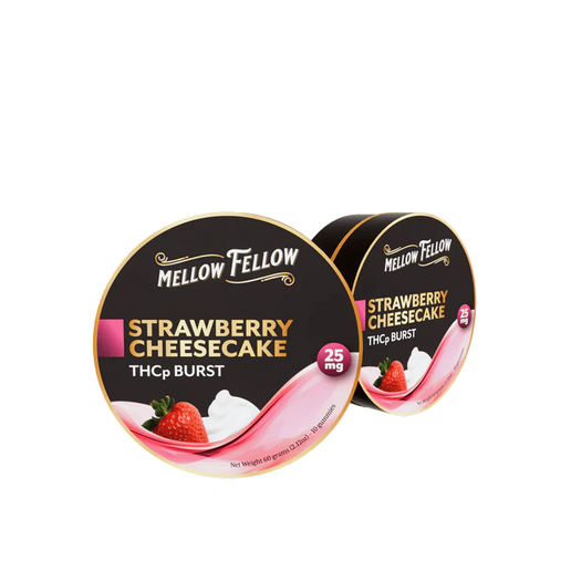 Mellow Fellow THCP Bursts 10pc Edibles 25mg Strawberry Cheesecake