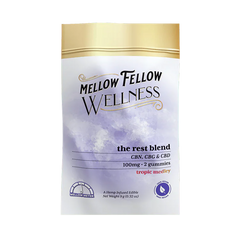 Mellow Fellow Wellness 2pc Gummies 100mg Rest Blend Tropic Medley-1