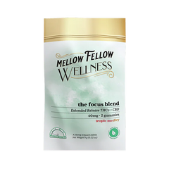 Mellow Fellow Wellness 2pc Gummies 40mg Focus Blend Tropic Medley-1