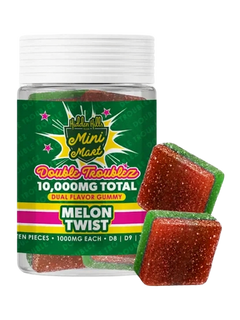 Melon Twist Hidden Hills Mini Mart Double Troublez Gummies 10G-1
