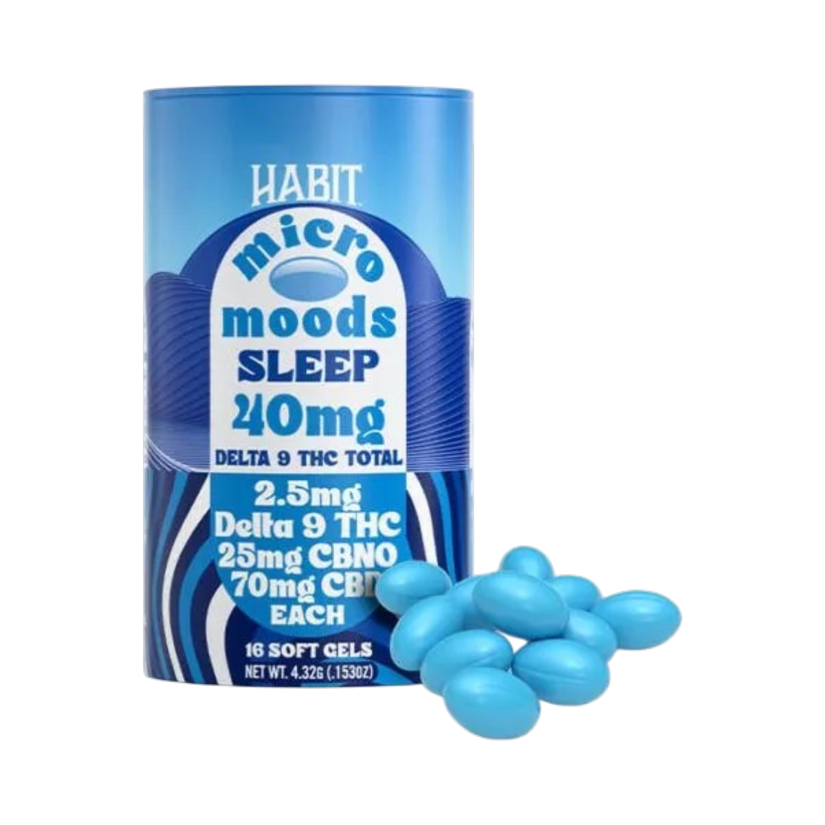 THC-CBN Habit Micro Moods Sleep 40mg