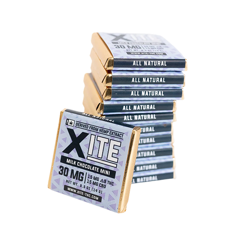 Mini chocolates con leche D9-XITE THC-1