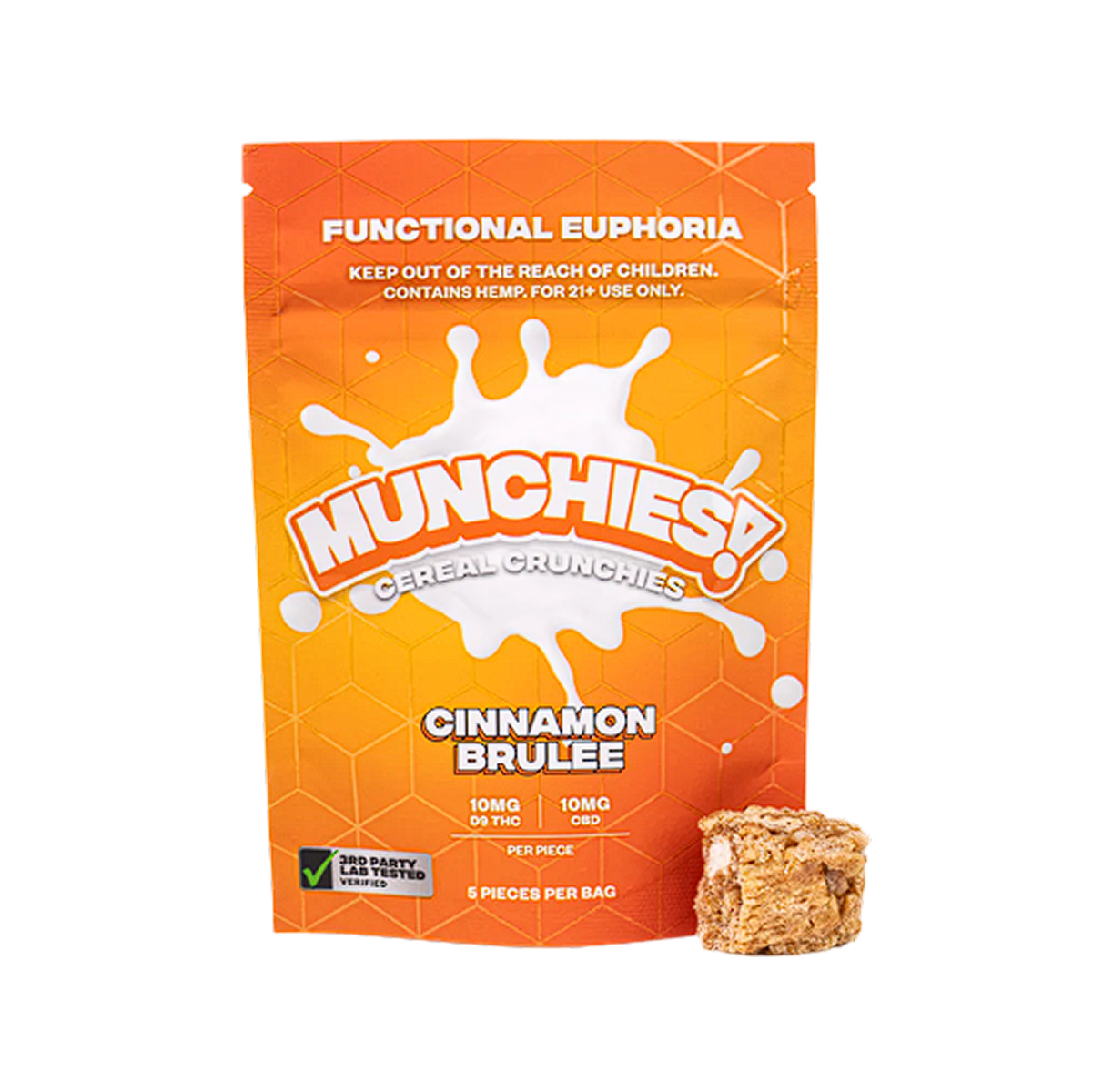 Munchies 10MG D9 Cereal Crunchies - Cinnamon Brulee - 5 Piezas