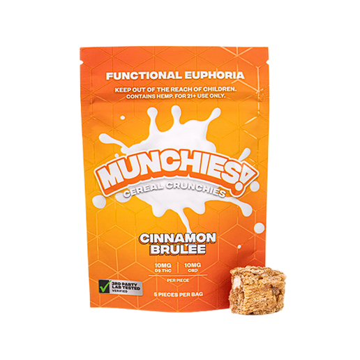 DeltaMunchies 10MG D9 Cereal Crunchies - Cinnamon Brulee - 5 Piezas