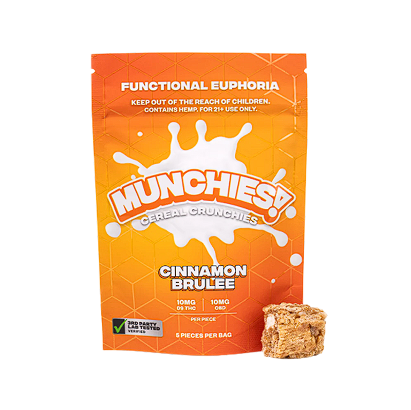 Munchies 10MG D9 Cereal Crunchies - Cinnamon Brulee - 5 Piezas-1