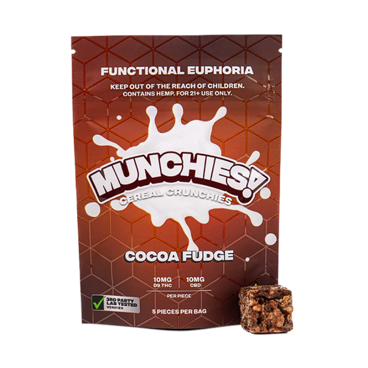 Munchies 10MG D9 Cereal Crunchies - Cocoa Fudge - 5 Piezas-1