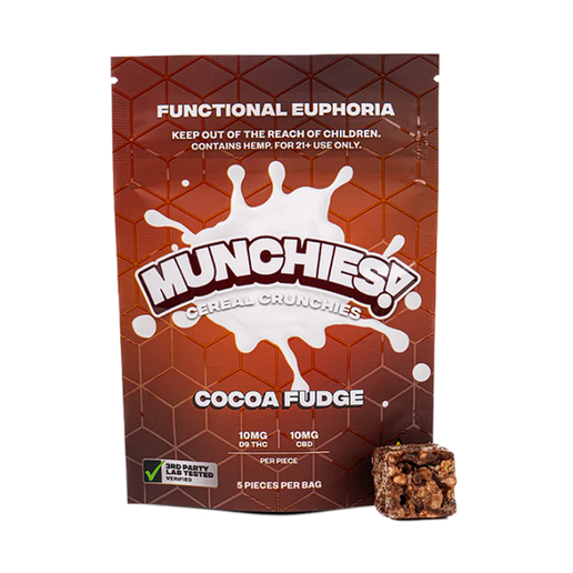Delta Munchies 10MG Delta 9 Cereal Crunchies - Cocoa Fudge - 5 Piezas