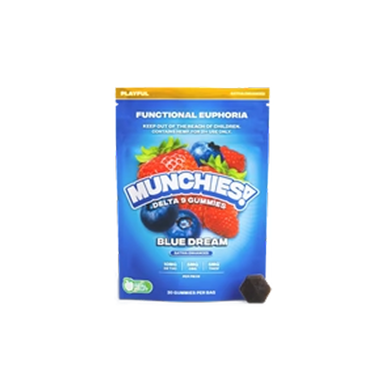 Munchies Gummy D9 - Euphoria - Blue Dream - Sativa - Playful