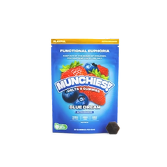 Munchies Gummy D9 - Euphoria - Blue Dream - Sativa - Playful-1
