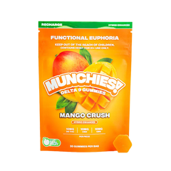 Munchies Gummy D9 - Euphoria - Mango Crush - Hybrid - Recharge-1