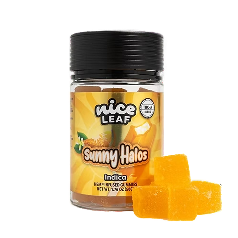 NICE LEAF SUNNY HALOS INDICA GUMMIES 20PZ-1