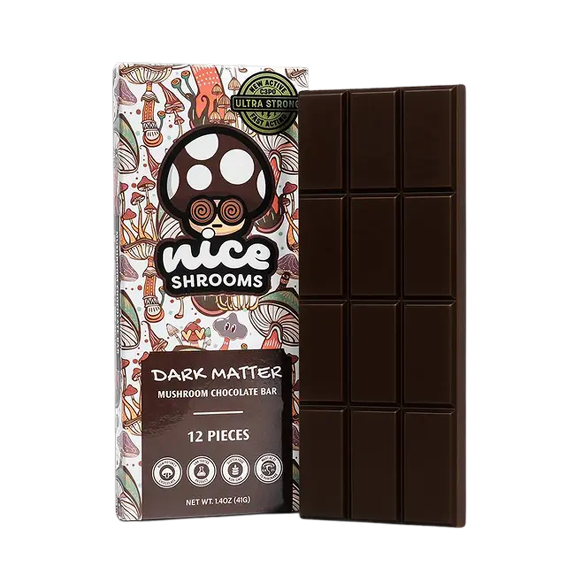 NICE SHROOMS DARK MATTER CHOCOLATE