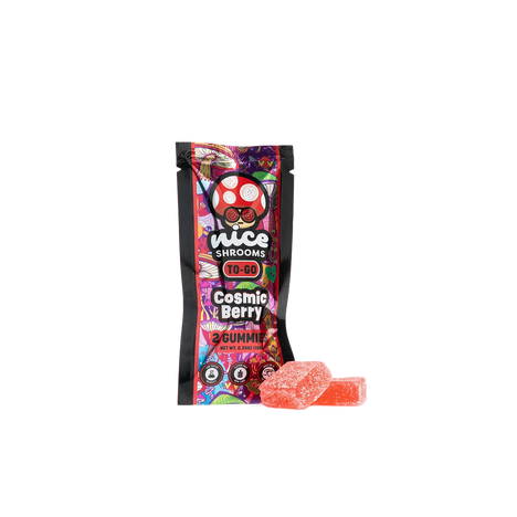 Gomitas Nootrópicas Nice Shrooms To-Go - Cosmic Berry (Paquete de 2 piezas)