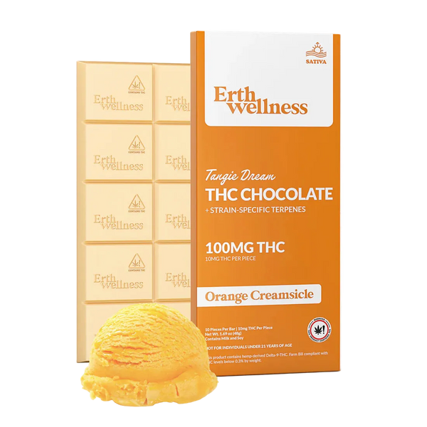 ERTH THC CHOCOLATE BAR THC ORANGE CREAMSICLE SATIVA