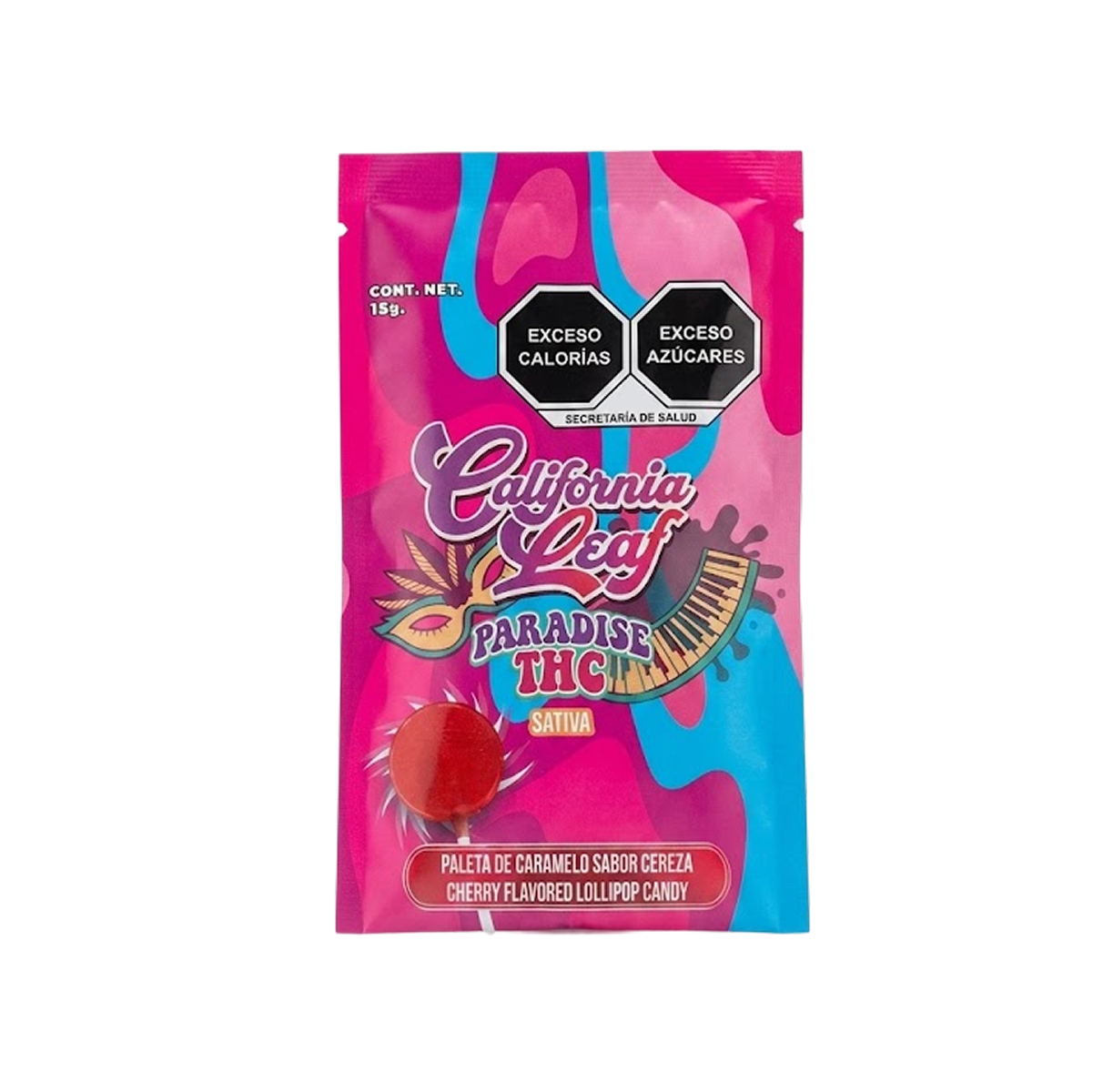 PALETA DE CARAMELO SABOR CEREZA 10MG-1