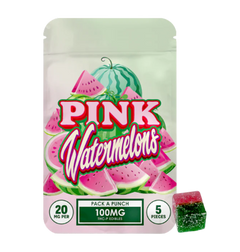 Hidden Hills Pink Watermelons  Punch THCP Gummies 100MG-1