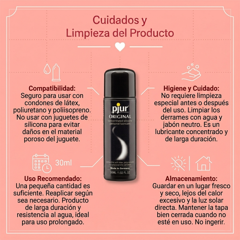 Lubricante Intimo Personal a Base de Silicona Pjur Original – 30 ml-2