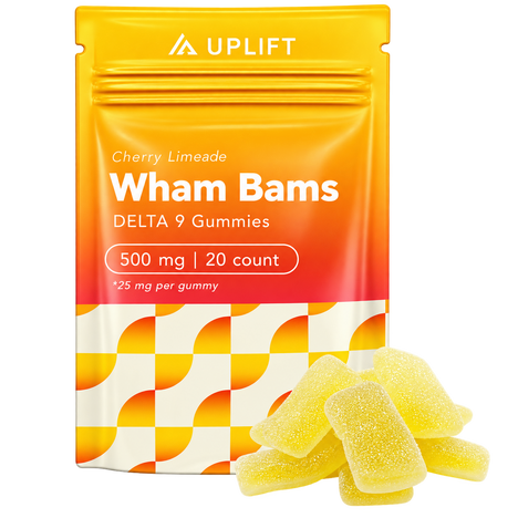 THC Uplift Wham Bams Delta 9 Gummies Cherry Limeade (20 pz / 500mg Total)