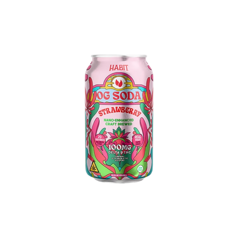 THC Refresco Delta 9 THC OG - 100MG - Fresa-1
