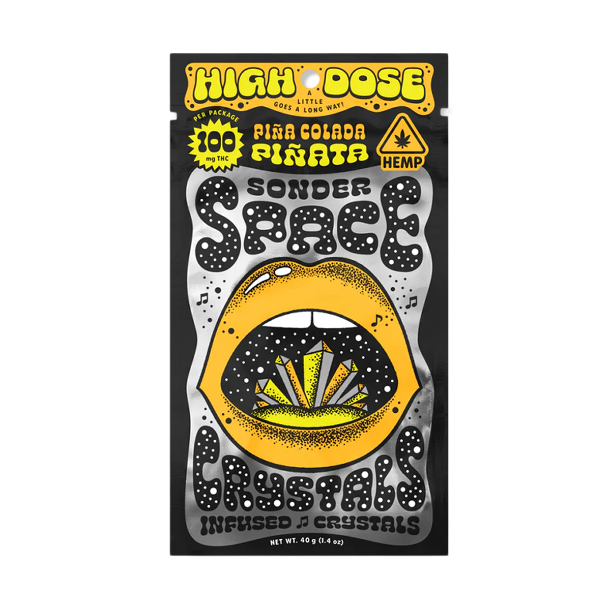 SONDER SPACE CRYSTALS 100MG THC PINA COLADA