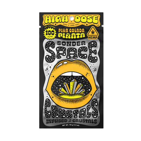 SONDER SPACE CRYSTALS 100MG THC PINA COLADA