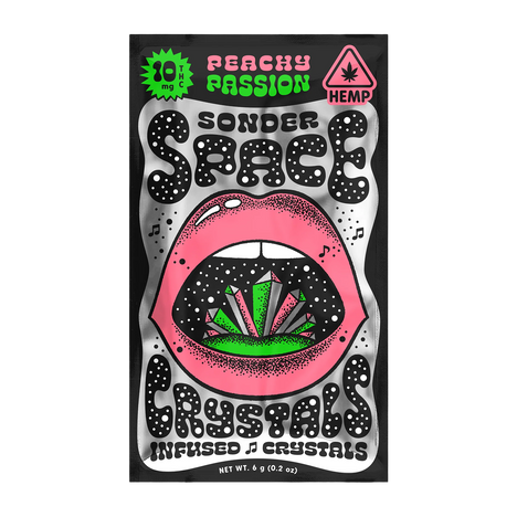 SONDER SPACE CRYSTALS 10MG THC PEACHY PASSION