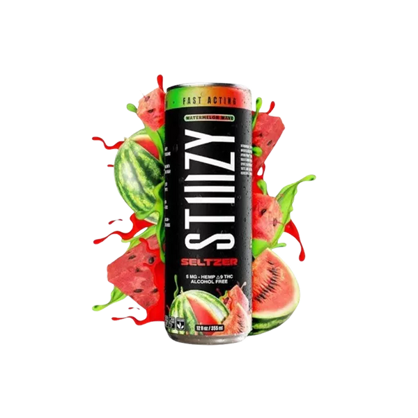 Bebida Infusionada STIIIZY Hemp Delta 9 Seltzer - Watermelon Wave (5mg / 355ml)