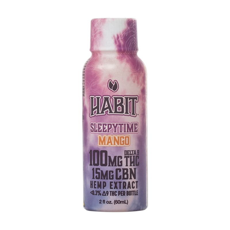THC CBN Shot D9 100mg Sleepy Time Mango-1